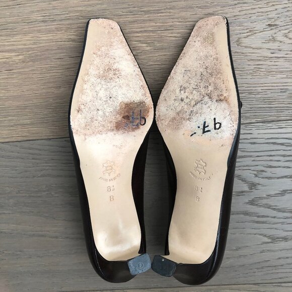 Ingledew's Italian Collection Leather Shoes Tassle Detail Chocolate Brown Sz 8.5 - Picture 10 of 13